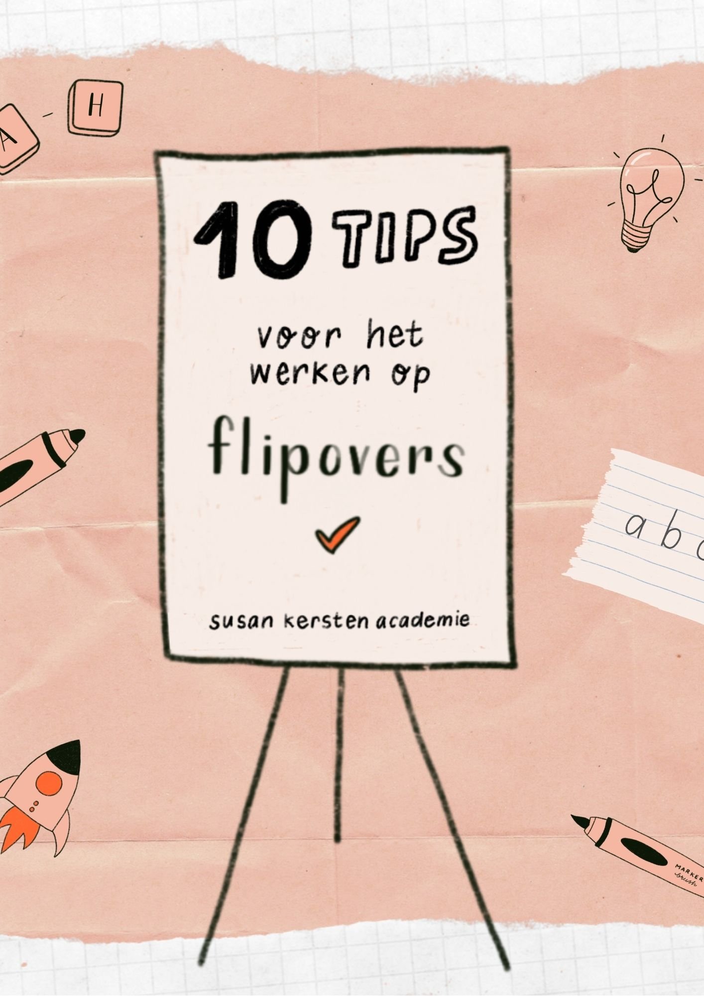 Voorblad gratis weggever - 10 tips voor het werken op flip-overs